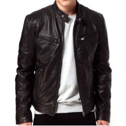 Alex Rider Stormbreaker Black Leather Jacket